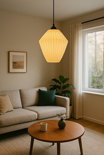 Genel Markalar BEYAZ MODERN MINIMALIST SARKIT AVİZE MINIMALIST ŞIK TASARIM İS...