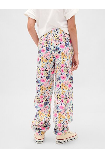 GAP Kız Çocuk Pembe Vintage Soft Relaxed Eşofman Altı