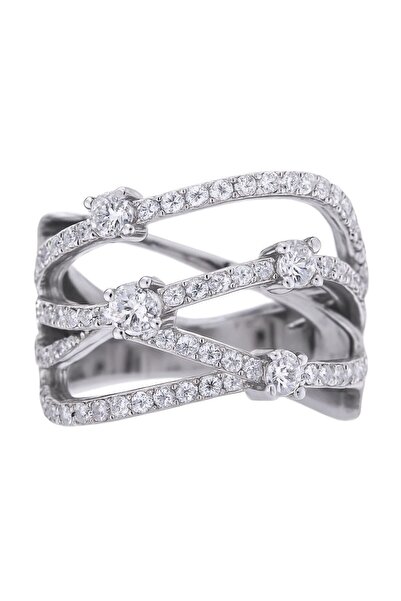 Diamonfire Inel din argint, de dama, cu piatra de zirconiu, 611844