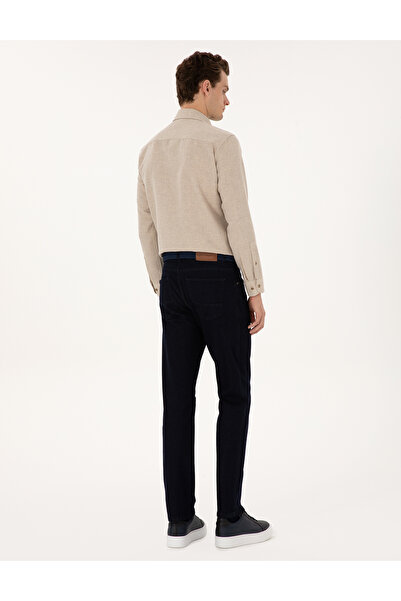 Pierre Cardin Koyu Lacivert Straight Fit Jean Pantolon 50315878-VR100