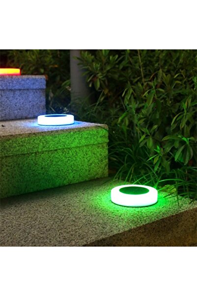 Flippy Multicolor Solar LED Ring Lamp for Lawn or Garden, Water-Resistant