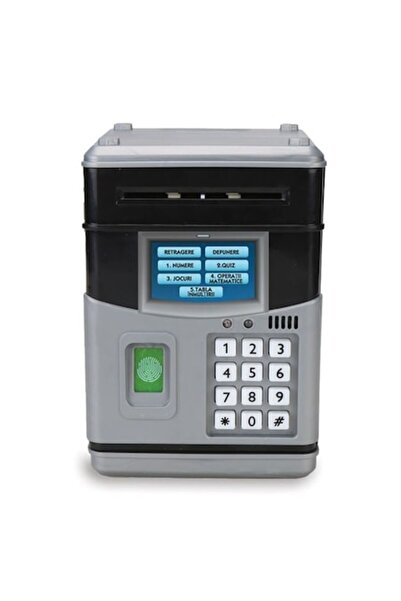 İDEA Pușculiță interactivă, tip bancomat, limba română, electronică, cod PIN, amprentă digitală