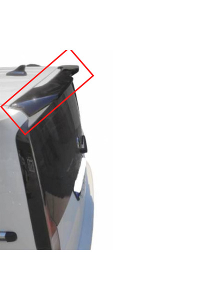 TÜRKSET CADDY 2021 ÜSTÜ FİBER SPOİLER ((PARLAK SİYAH BOYALI))