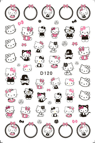 Belora Set de stickere decorative cu design Hello Kitty.