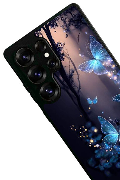 Aksel Kılıf Samsung Galaxy S25 Ultra Compatible Matte Black Case, Soft Silicone, Protective, Shock Absorbing Cover Case