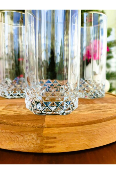 Madame Coco Pamella 4-Piece Soft Drink Glass Set - 440 ml