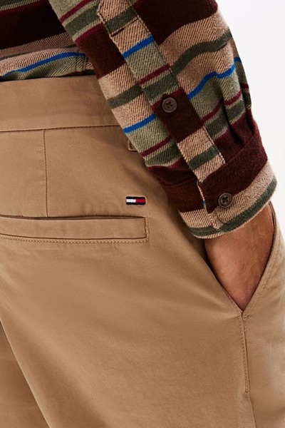Tommy Hilfiger Erkek Austin Slim Fit Klasik Chino Pantolon - Bej