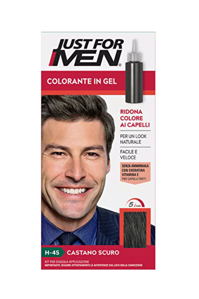 Just For Men H-45 Şampuanlı Saç Boyası Koyu Kahverengi (Dark Brown) – Amonyak...