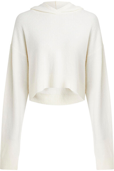Calvin Klein L/S HOODIE Kadın Krem Hoodie
