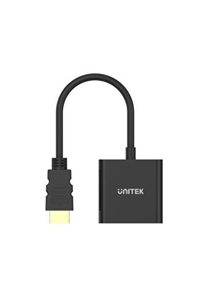 Unitek HDMI to VGA Adapter with 3.5mm for Stereo Audio | Y-6333