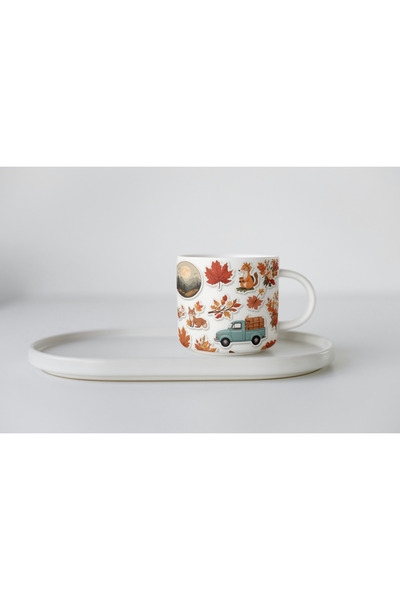 EYBaskı Tasarım Mixed Pattern Colorful Print Mug