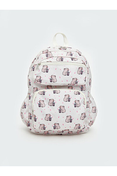 LC Waikiki Sparkling Choices Printed Girls' Backpack from Shining Store