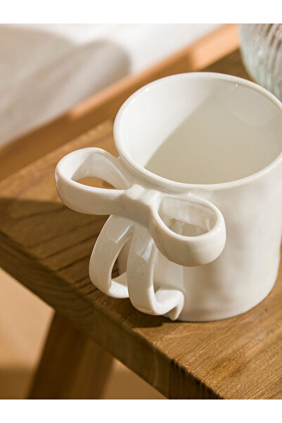 LC Waikiki Timeless Store: Timeless Recommendations |   Ceramic Mug with Bow Detail 360 ml
