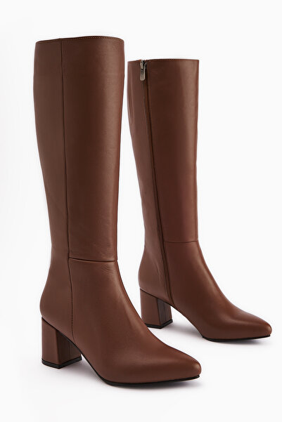 Limoya Γυναικείες μπότες Velma από γνήσιο δέρμα με τακούνι