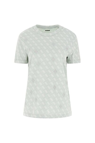 Guess Rhombus Kadın Aktif Regular Fit T-Shirt