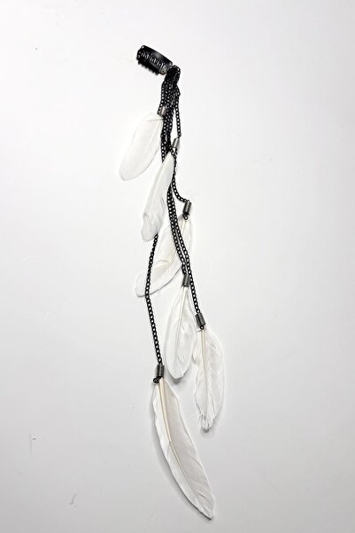 New Obsessions Lanț de păr cu pene Snur de păr Rasta