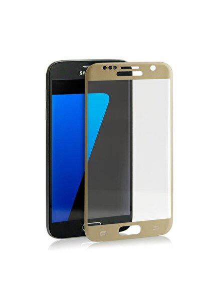Samsung Folie Sticla Galaxy S7 4D/5D Gold