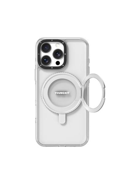 Youngkit iPhone 16 Pro Max Uyumlu Kılıf M-safeli Standlı Aksiyon Butonlu Pivo...