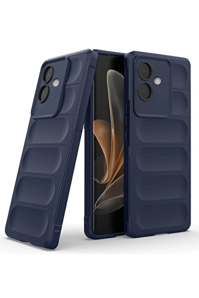 Nezih Case Oppo A3 Uyumlu Esnek Oyuklu Arka Yüzey Tasarımlı Şık Silikon Kapak...