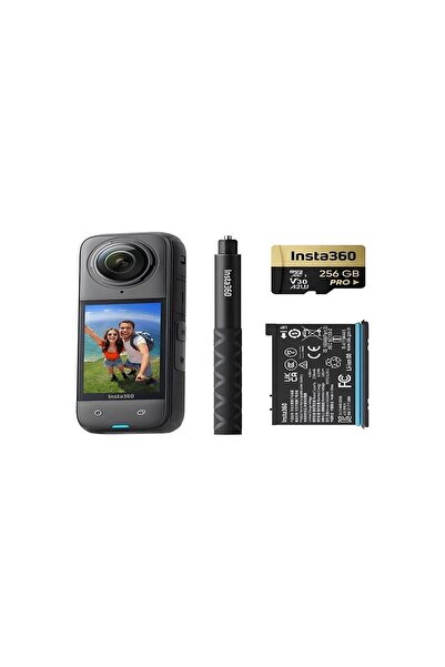 Insta360 X4 Adventure Bundle Aksiyon Kamerası Siyah