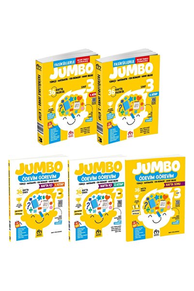 Model Eğitim Yayınları 3.Sınıf Fasiküllerle Jumbo Seti - 5 KİTAP