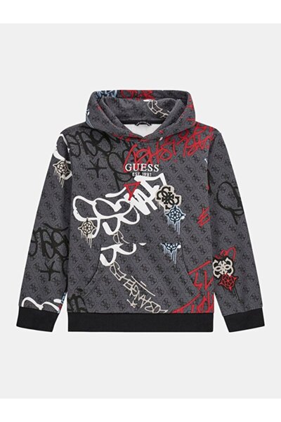 Guess Момчешка суитшърт с качулка
