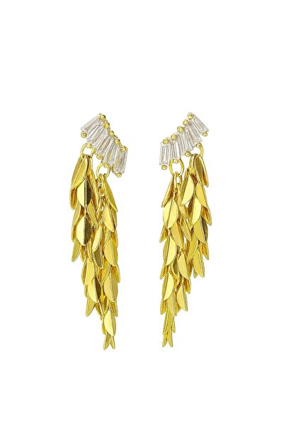 Sense of Atelier أقراط من حجر الباجيت على شكل سلسلة