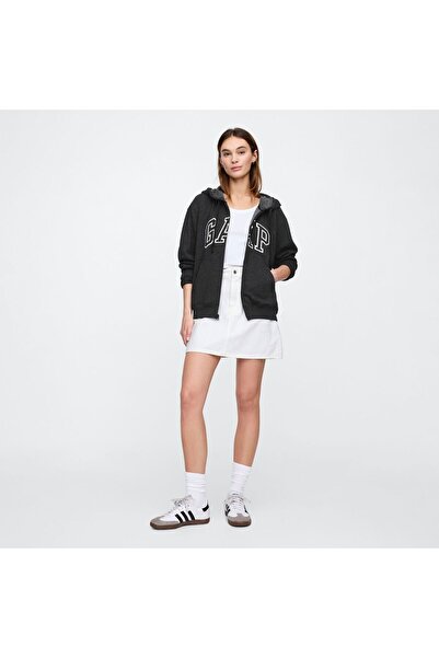 GAP Women's HERITAGE LOGO FULLZIP HOODIE - 83120002