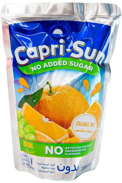 Capri - Sun عصير كابري صن كابري صن بنكهة البرتقال، 10 × 200 مل