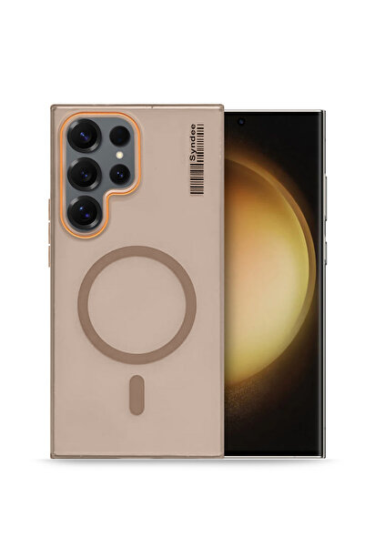 Wtech Samsung Galaxy S23 Ultra 5G 2025 Syndee Series Hybrid Translucent Magsafe Elegant Look Case Cover