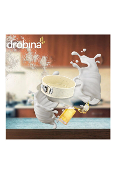 drobina قالب كيك بقفل 18سم دروبينا كريم