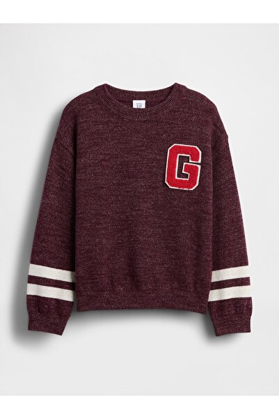 GAP Erkek Bebek Bordo Bisiklet Yaka Kazak