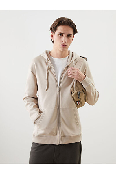 LC Waikiki Maro guler ridicat Hanorac cu mânecă lungă din pluș pentru bărbați...