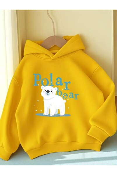 oneagılyazı Φούτερ με κουκούλα με γραφικό σχέδιο Polar Bear