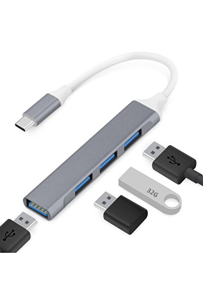STOREMAX svngsphereshop 4'ü 1 arada USB C Adaptörü, 4 USB 3.0 Bağlantı Noktas...
