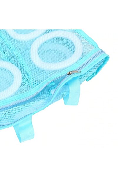 Flippy Shoe Washing Bag for Washing Machine, 28 x 24.5 x 8 cm, Blue