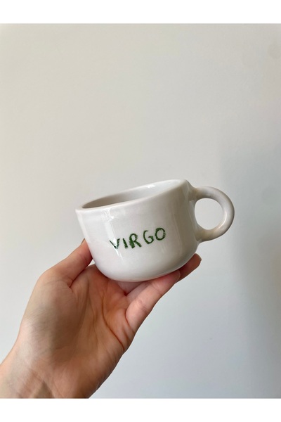 Nouis Handmade Virgo Zodiac Ceramic Mug