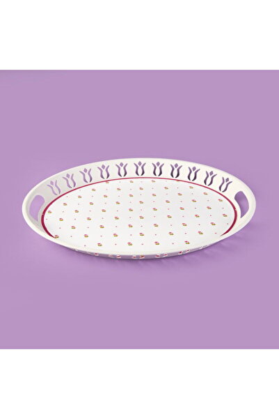 Evidea Kitchen Çıtır Çiçek Tepsi - Renkli - 50x38 cm