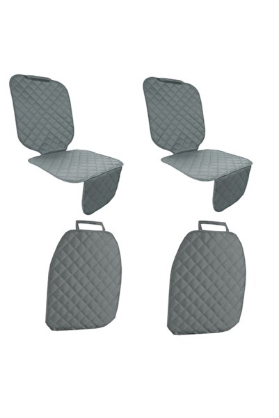 Metru Patrat Set 4 protectii auto, matlasate, universale, gri, lavabile, impermeabile, doua scoica bebe si doua p