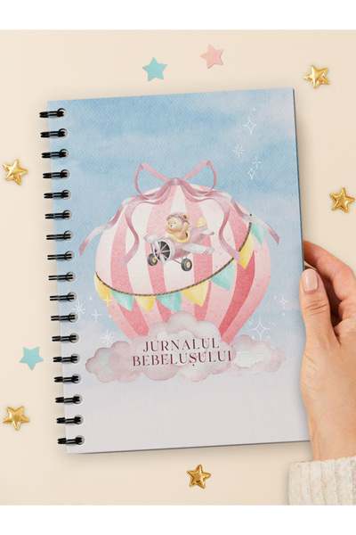 Giftycal Baby diary, diary with baby's memories from the first year of life, Dream model