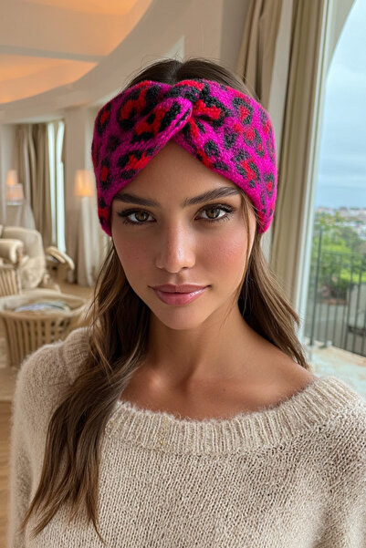 LAGRANZE رباط شعر شتوي محبوك للنساء