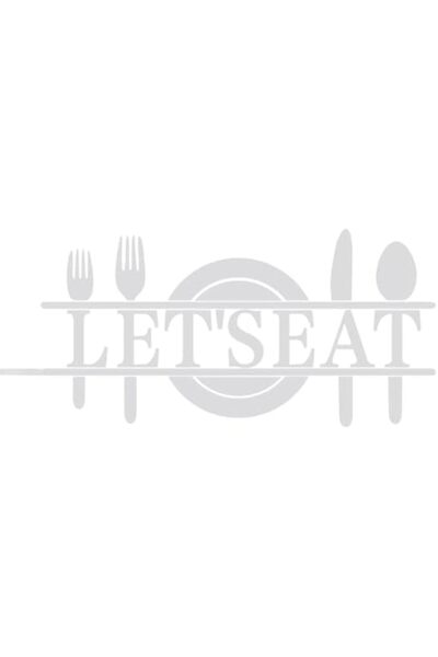 Slasa Reflective Acrylic Wall Décor 'Let's Eat' by
