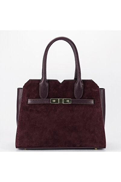 SOFILINE Medium burgundy bag made of genuine leather 8908 M9