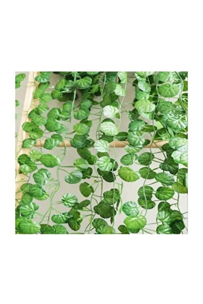 Happyland Sarmaşık Yapay Çiçek Yeşil 12'li 2 M Yapay Sarmaşık Bahçe Ev Balkon Dekor