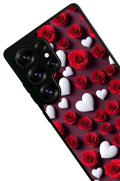Aksel Kılıf Samsung Galaxy S25 Ultra Compatible Matte Black Case, Soft Silicone, Protective, Shock Absorbing Cover Case