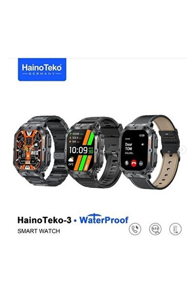 MerciTech Haino Teko-3 Waterproof Amoled Ekran Su Geçirmez 3 Kordonlu Erkek A...