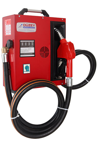Düzey 24 Volt Sayaçlı Kapalı Tip Otomatik Mazot Aktarma Seti Tabanca Sayaç Po...