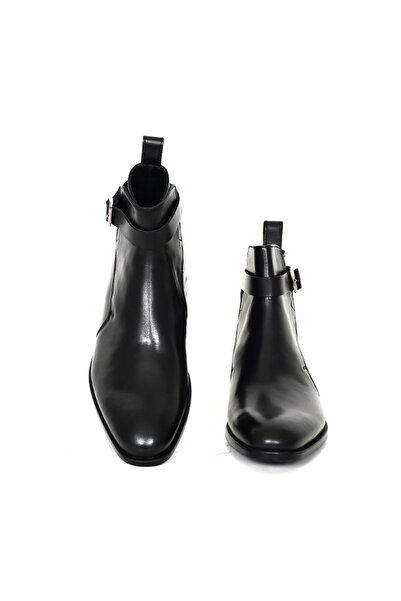 Tuna Kauçuk Taban Hakiki Deri Toka Detaylı Erkek Klasik Bot - B9618