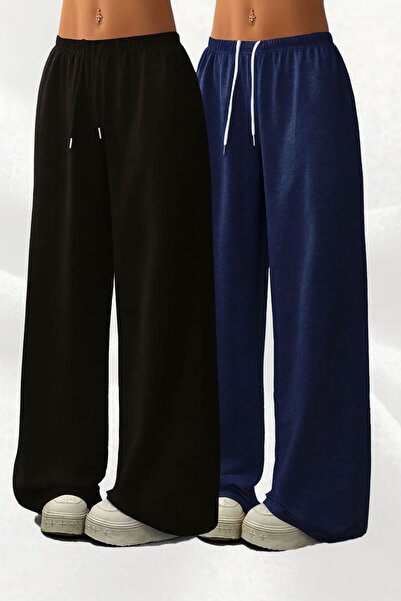 Le Vion Γυναικείο Σετ 2 τεμαχίων Φαρδιά Αθλητικά Παντελόνια Φόρμας - Με Πλαϊν...