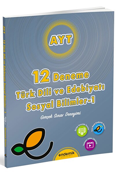 Endemik Yayınları AYT Türk Dili ve Edebiyatı 12 Deneme / Kolektif / Endemik Y...